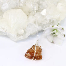 Load image into Gallery viewer, Bespoke NZ-made amber pendant with 18&quot; chain | ASH&amp;STONE Jewellery Auckland NZ
