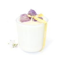 Load image into Gallery viewer, Amethyst Crystal Candle: French Pear | ASH&amp;STONE Crystals &amp; Candles Auckland NZ
