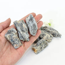 Load image into Gallery viewer, Blue kyanite raw crystal chunk | ASH&amp;STONE Crystal Shop Auckland NZ
