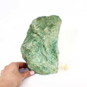 Large fuchsite crystal tower with cut base 2.55kg | ASH&STONE Crystals Shop Auckland NZ