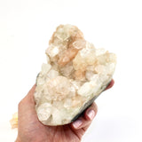 Apophyllite with stilbite crystal cluster | ASH&STONE Crystals Shop Auckland NZ
