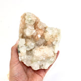 Apophyllite with stilbite crystal cluster | ASH&STONE Crystals Shop Auckland NZ