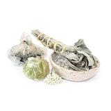 Bespoke energy healing crystal pack with NZ artisan ceramic dish | AH&STONE Crystal Packs Auckland NZ