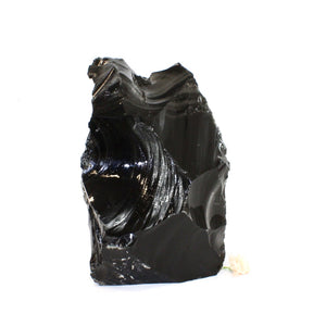 Large black obsidian 6kg | ASH&STONE Crystals Shop Auckland NZ