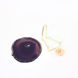 Agate crystal slice on stand | ASH&STONE Crystals Auckland NZ