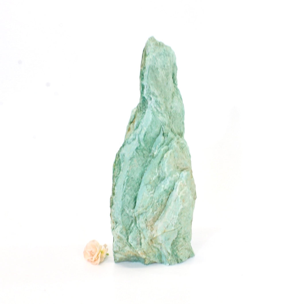 Fuchsite crystal tower with cut base 2.5kg | ASH&STONE Crystals Auckland NZ