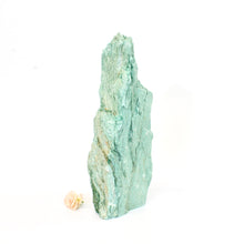 Load image into Gallery viewer, Fuchsite crystal tower with cut base 2.5kg | ASH&amp;STONE Crystals Auckland NZ
