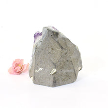Load image into Gallery viewer, Amethyst crystal with cut base | ASH&amp;STONE Crystals Shop 
