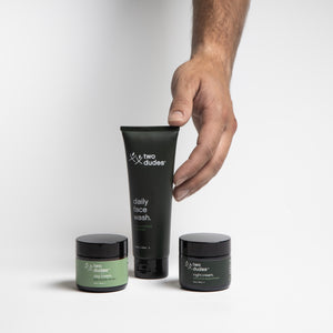 Two Dudes Essentials kit for him | ASH&STONE NZ Skincare