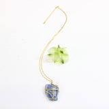 Bespoke NZ-made kyanite pendant with 18" chain | ASH&STONE Crystal Jewellery Shop Auckland NZ