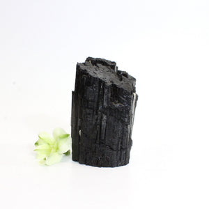 Black tourmaline crystal tower | ASH&STONE Crystals Shop