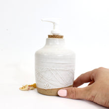 Load image into Gallery viewer, Bespoke NZ-made ceramic soap dispenser | ASH&amp;STONE Ceramics &amp; Gifts
