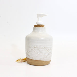 Bespoke NZ-made ceramic soap dispenser | ASH&STONE Ceramics & Gifts