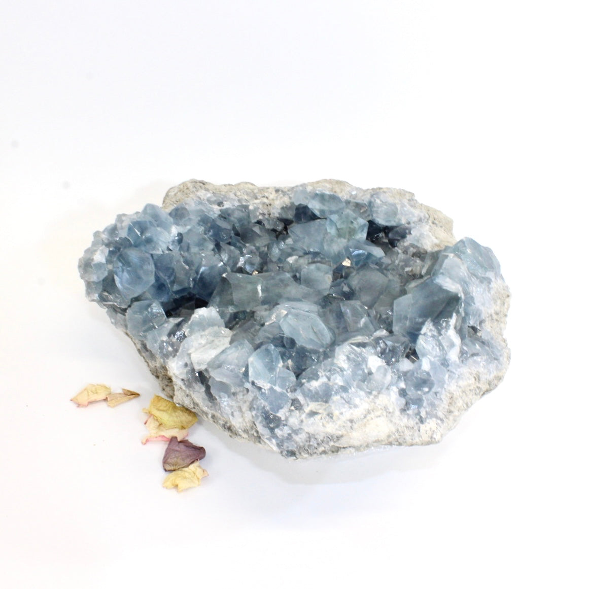 Large celestite crystal cluster 10kg | ASH&STONE Crystals Shop