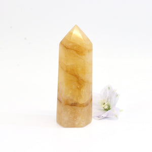 Golden healer crystal tower | ASH&STONE Crystals Shop Auckland NZ