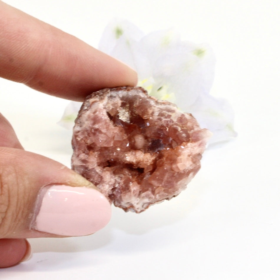 Pink amethyst crystal cluster | ASH&STONE Crystals Shop