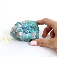 Load image into Gallery viewer, Quantum quattro crystal chunk with dioptase formations | ASH&amp;STONE Crystals
