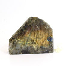 Load image into Gallery viewer, Blue flash labradorite crystal cut base | ASH&amp;STONE Crystals Shop Auckland NZ
