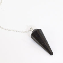 Load image into Gallery viewer, Shungite crystal pendulum | ASH&amp;STONE Crystals Shop
