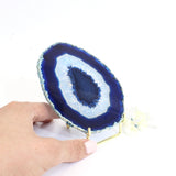 Agate crystal slice on stand | ASH&STONE Crystals Shop Auckland NZ