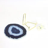 Agate crystal slice on stand | ASH&STONE Crystals Shop Auckland NZ