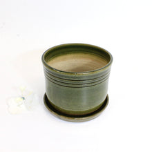 Load image into Gallery viewer, Bespoke NZ handmade ceramic plant holder &amp; dish | ASH&amp;STONE
