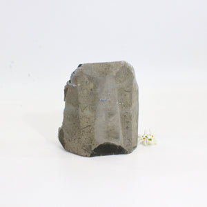 Large black amethyst crystal druzy with cut base 1.15kg | ASH&STONE Crystal Shop Auckland NZ