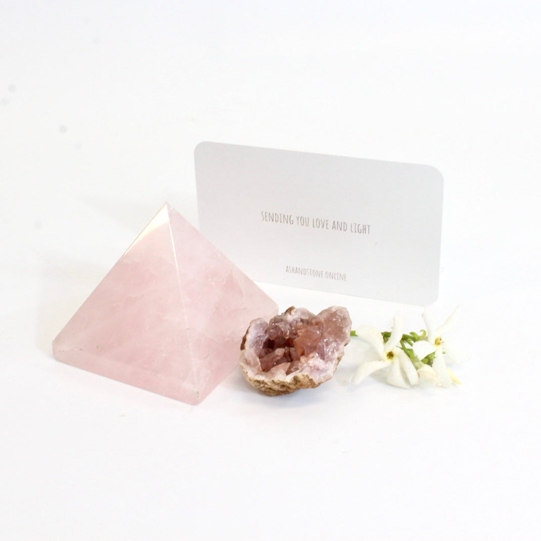 Perfect pink crystal pack | ASH&STONE Crystals Shop Auckland NZ