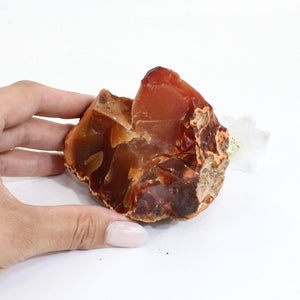 Carnelian raw crystal chunk | ASH&STONE Crystals Shop Auckland NZ