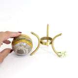 Bumble bee jasper crystal sphere on stand | ASH&STONE Crystals Shop Auckland NZ