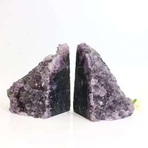 Large amethyst crystal bookends 4.5kg | ASH&STONE Crystals Shop Auckland NZ