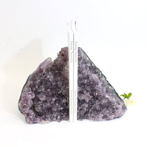 Large amethyst crystal bookends 4.5kg | ASH&STONE Crystals Shop Auckland NZ