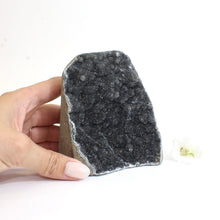 Load image into Gallery viewer, Black amethyst crystal with cut base | ASH&amp;STONE Crystals Shop Auckland NZ
