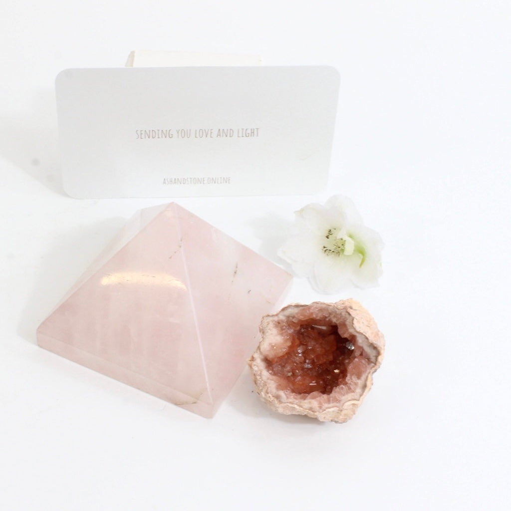 Perfect pink crystal pack | ASH&STONE Crystals Shop Auckland NZ