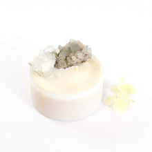 Load image into Gallery viewer, Large bespoke crystal garden | clear quartz &amp; apophyllite crystal artisan candle | ASH&amp;STONE Crystal Candles Auckland NZ
