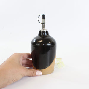 Bespoke NZ handmade large ceramic oil / vinegar dispenser | ASH&STONE Gifts Auckland NZ