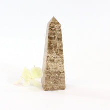 Load image into Gallery viewer, Chocolate calcite crystal polished tower | ASH&amp;STONE Crystals Shop Auckland NZ
