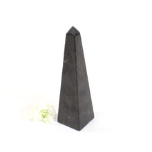 Load image into Gallery viewer, Shungite crystal obelisk | ASH&amp;STONE Crystals Shop Auckland NZ
