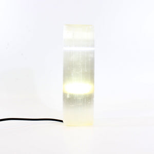 Large selenite crystal lamp 26cm | ASH&STONE Crystals Shop Auckland NZ