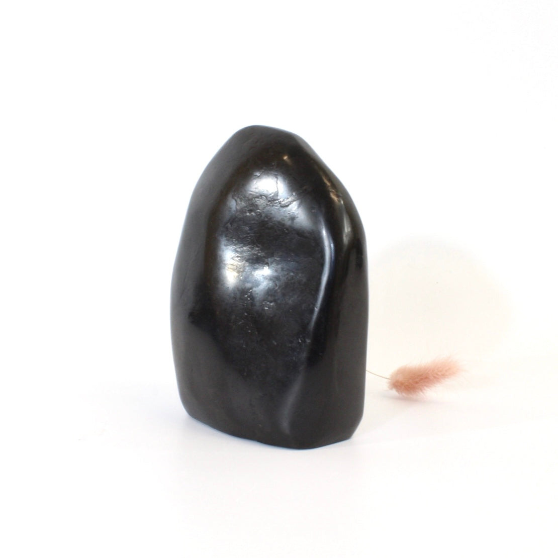 Black tourmaline crystal polished free form | ASH&STONE Crystals Shop Auckland NZ