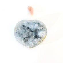 Load image into Gallery viewer, Celestite crystal heart | ASH&amp;STONE Crystals Shop Auckland NZ
