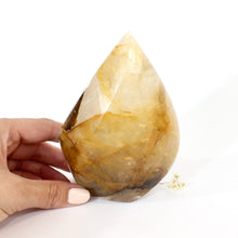 Load image into Gallery viewer, Golden healer crystal flame | ASH&amp;STONE Crystals Shop Auckland NZ
