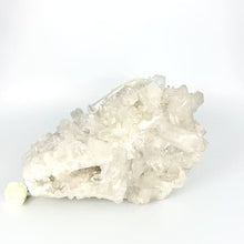 Load and play video in Gallery viewer, Large Crystals NZ: Extra large clear quartz crystal cluster 9.8kg
