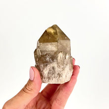 Load and play video in Gallery viewer, Crystals NZ: Kundalini Natural Citrine Clustered Point - extremely rare
