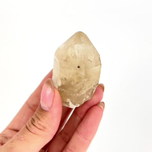 Crystals NZ: Kundalini Natural Citrine Crystal Point - extremely rare