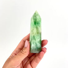 Load and play video in Gallery viewer, Crystals NZ: Green fluorite polished crystal generator
