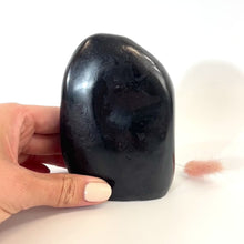 Load and play video in Gallery viewer, Black tourmaline crystal polished free form | ASH&amp;STONE Crystals Shop Auckland NZ
