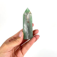 Load and play video in Gallery viewer, Crystals NZ: Green fluorite polished crystal generator
