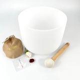 Crystal Singing Bowls NZ: Sacral chakra 8" quartz crystal singing bowlSacral chakra 8" quartz crystal singing bowl | Pitch Perfect | ASH&STONE Auckland NZ