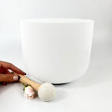 Solar plexus chakra 8" quartz crystal singing bowl | Perfect Pitch | ASH&STONE